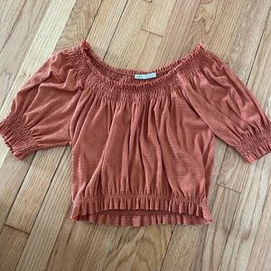 Zara off the shoulder top